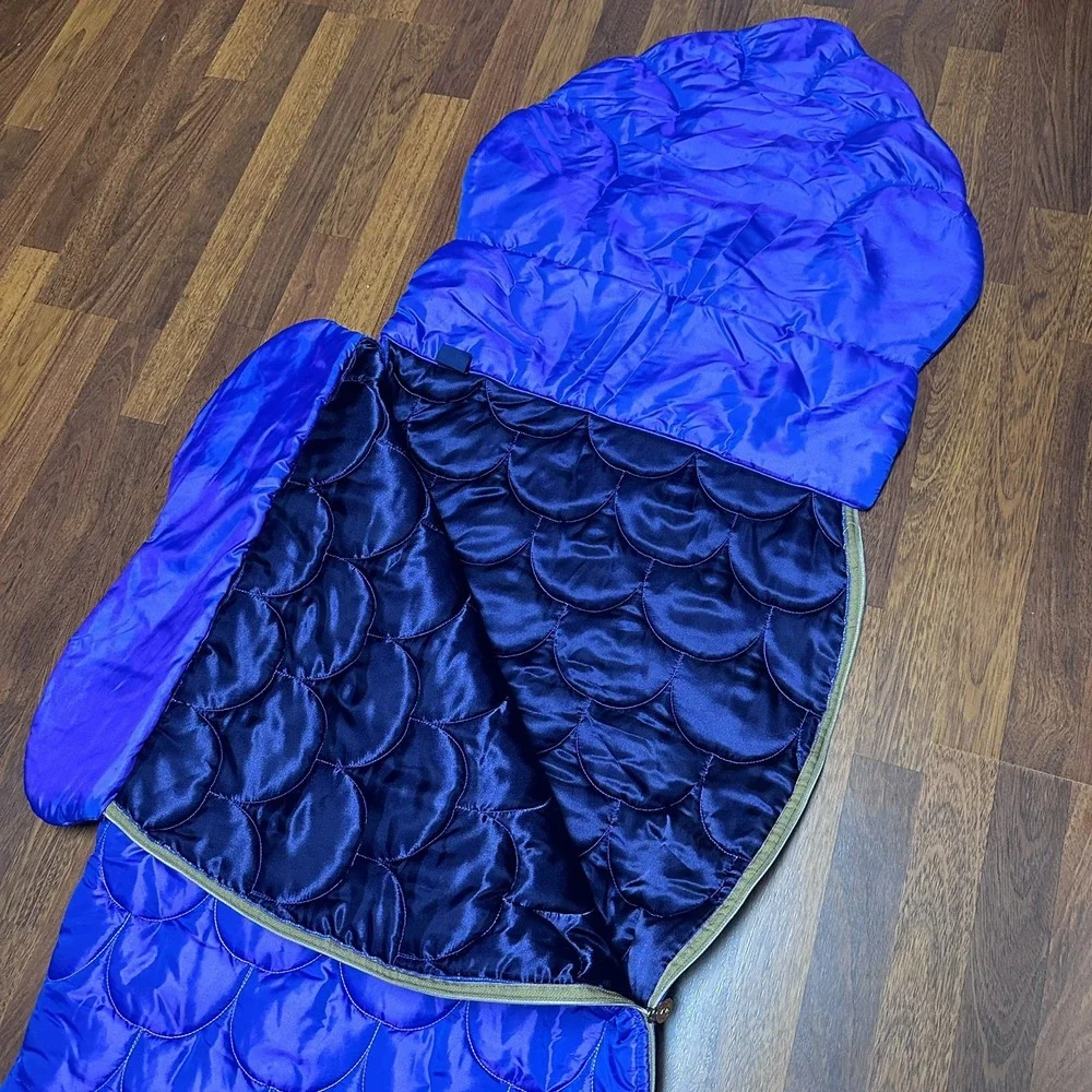 Enchantails Tasi Mermaid Tail Sleeping Bag Glow In The Dark Slumber Party RARE